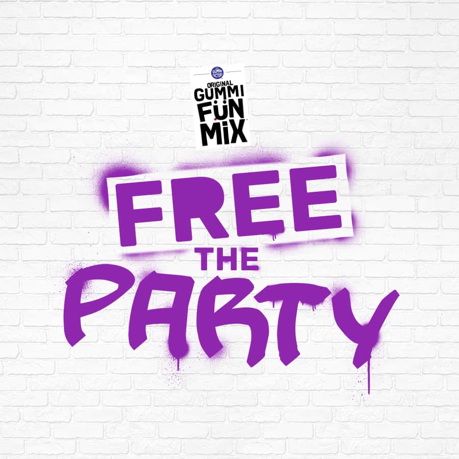 gummi funmix free the party logo