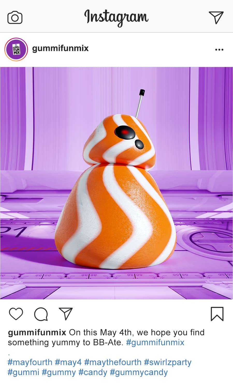 star wars day bb8 gummi