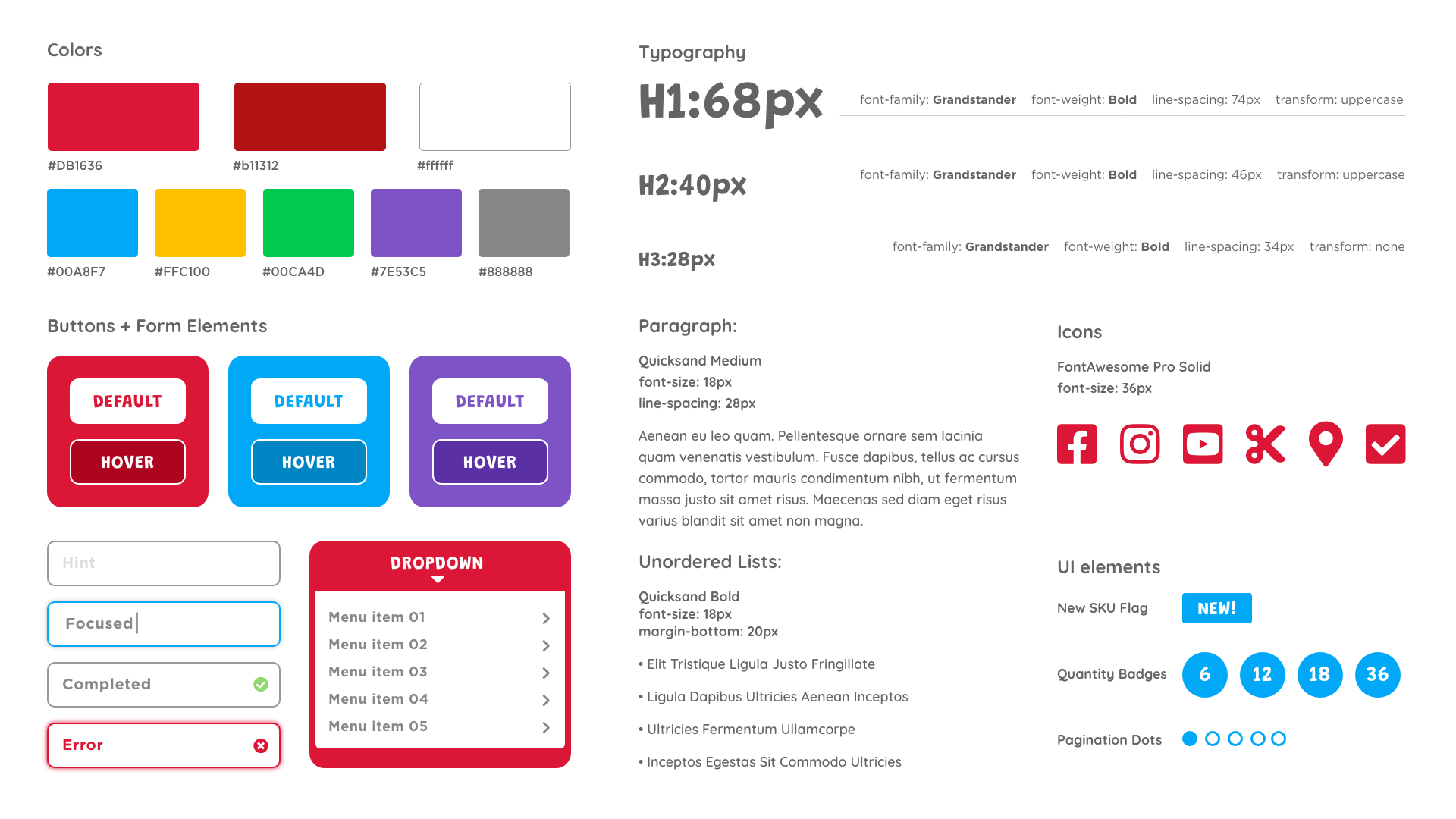 danimals.com style guide