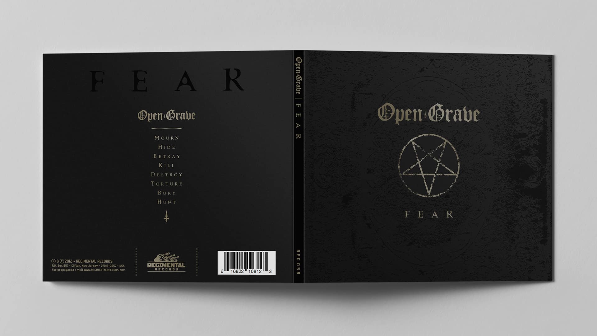Open Grave Fear CD cover