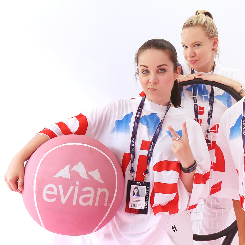 evian brand ambassadors